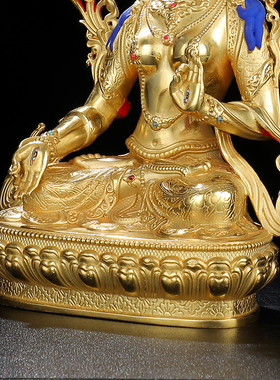 速发观音佛像白度母佛像居家v供奉密宗鎏金5寸7寸1尺家用观音菩萨