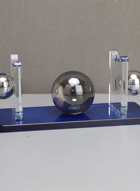 新中式水晶笔架摆件样板房售楼部卧室书K房客厅餐厅桌面玄关饰品