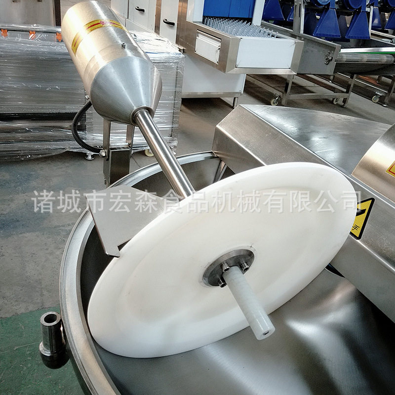 商用125型肉类斩拌机鱼豆腐鱼糜斩碎机器千叶豆腐变频调速斩拌机,淘宝优惠券,粉丝福利购,淘宝优惠卷