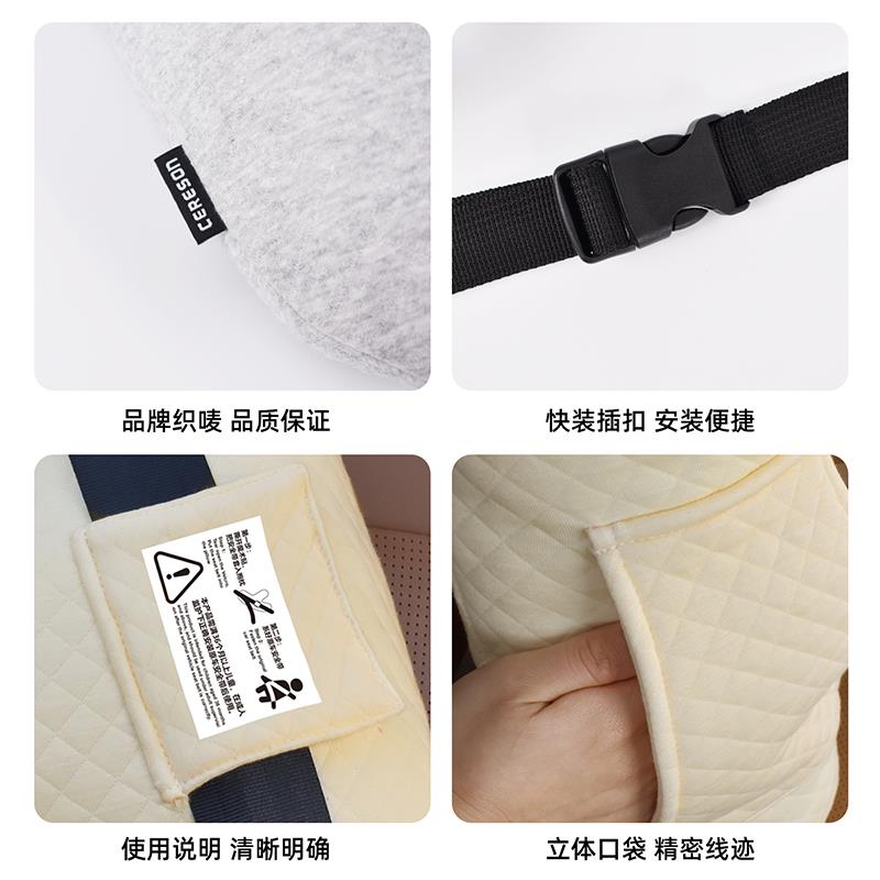 儿童车内头枕睡觉抱枕靠枕汽车多功能护颈枕神器安全带调节固定器 - 图2