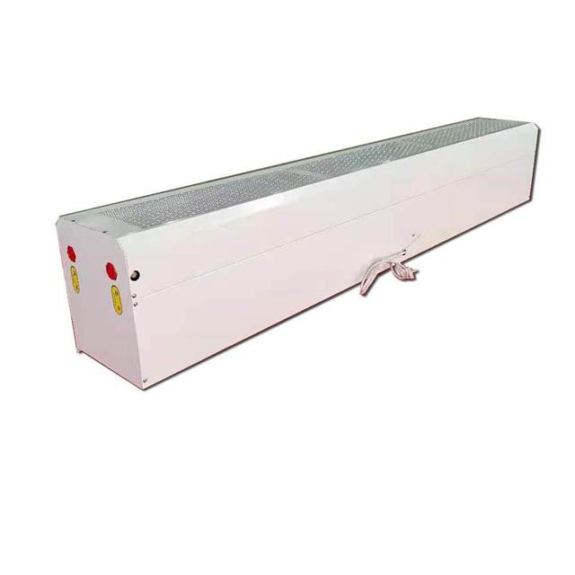 1.2/1.5/1.8 meters perforated hot water air curtain machine Hot air curtain top blow commercial heating and cooling air curtain