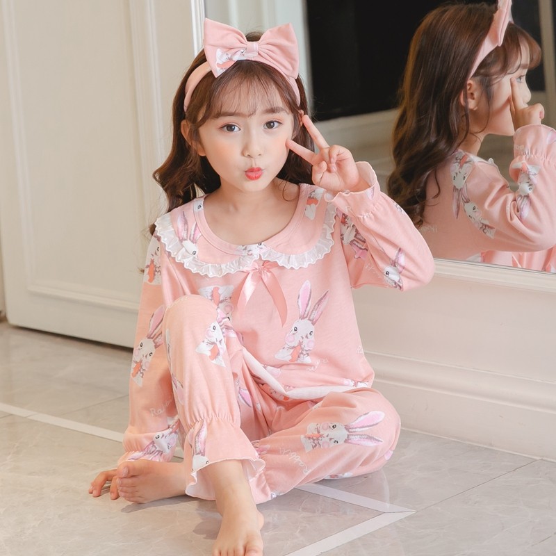 儿童睡衣公主春秋季长袖套装薄款纯棉宝宝小女孩女童家居服亲子夏,淘宝优惠券,粉丝福利购,淘宝优惠卷