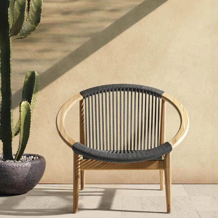 户外藤制餐桌椅实木庭院花园别墅阳台露天豆袋椅咖啡桌柚木家具,淘宝优惠券,粉丝福利购,淘宝优惠卷