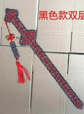 李火旺铜钱剑骨架挂件五帝钱宝剑玄关卧室装送礼中式工艺摆件客厅