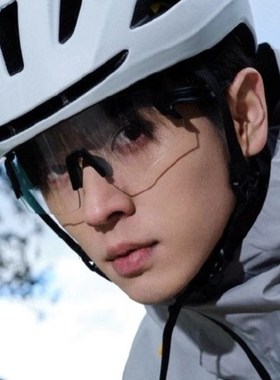 户外运动公路自行车无框骑行眼z镜个性登山跑步防风连体墨镜男女