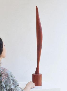 象有形/空间之鸟 创意 抽象几何艺术品 实木 北欧风桌面装饰摆件