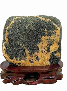 泰山石保真不切底靠山石补角镇宅保平安办公室客厅泰山石敢当摆件