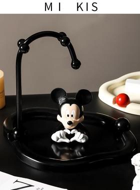 入户玄关钥匙收纳托盘摆件梳妆台首饰收纳架桌面整理架家居装饰品