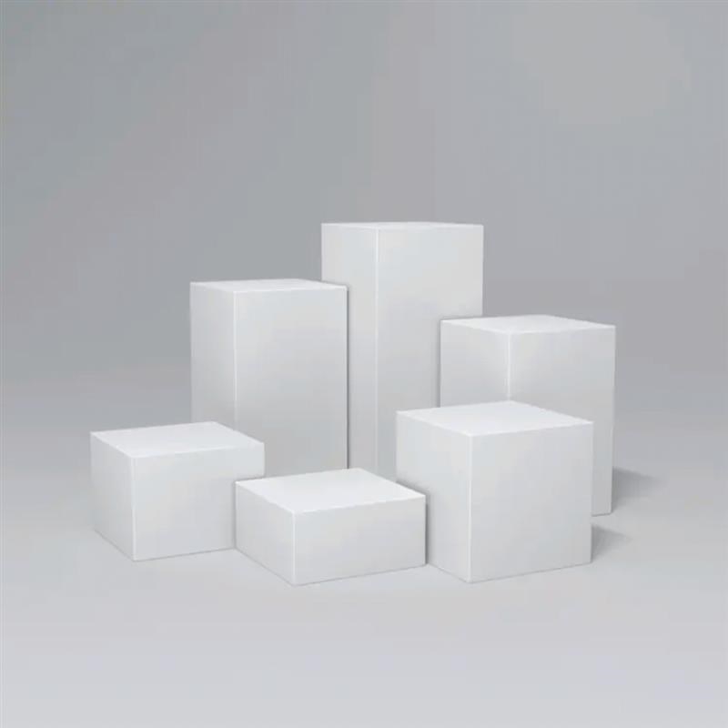 木质烤漆白色展台设计商业会展精品展柜展示台商用展Z厅桌子展台 - 图2