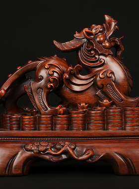 招财貔貅摆件一对大号客厅电视酒柜装饰工艺品办公室店铺开业礼品