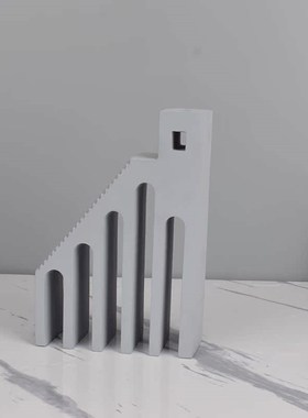 简约现代客厅电视柜橱窗轻奢家居饰品样板房创意书档书靠书立摆件