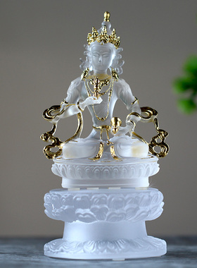 古法琉璃正圆莲花底座居家客厅佛像摆放观音坐莲家用圆形供佛佛具