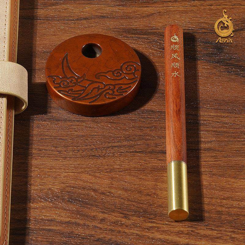 黄铜工艺品《签字笔座》笔架桌面办公室创意小礼品毕业礼物可定制,淘宝优惠券,粉丝福利购,淘宝优惠卷