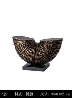 现代新中式艺术摆件样板间客厅玄关博古架创意家居装饰品摆设桌面