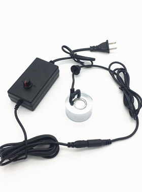 小型鱼缸烟雾盆景假山流水