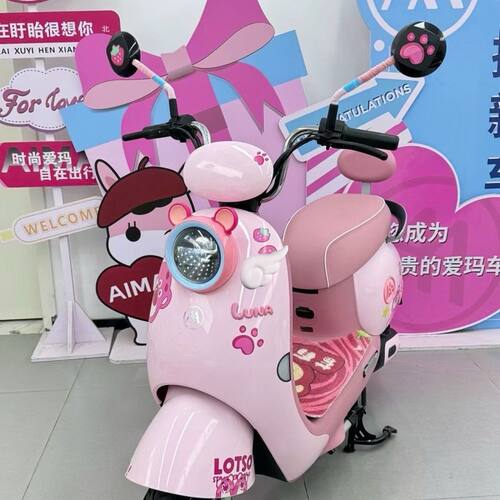 电动车装饰小配件耳朵翅膀可爱创意diy电瓶车通用款爱玛改造用品 - 图2