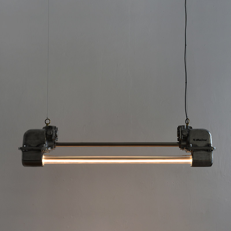 年轮公园 zoring park 家居店 铝浇铸吊灯 荧光灯 工业风吊灯