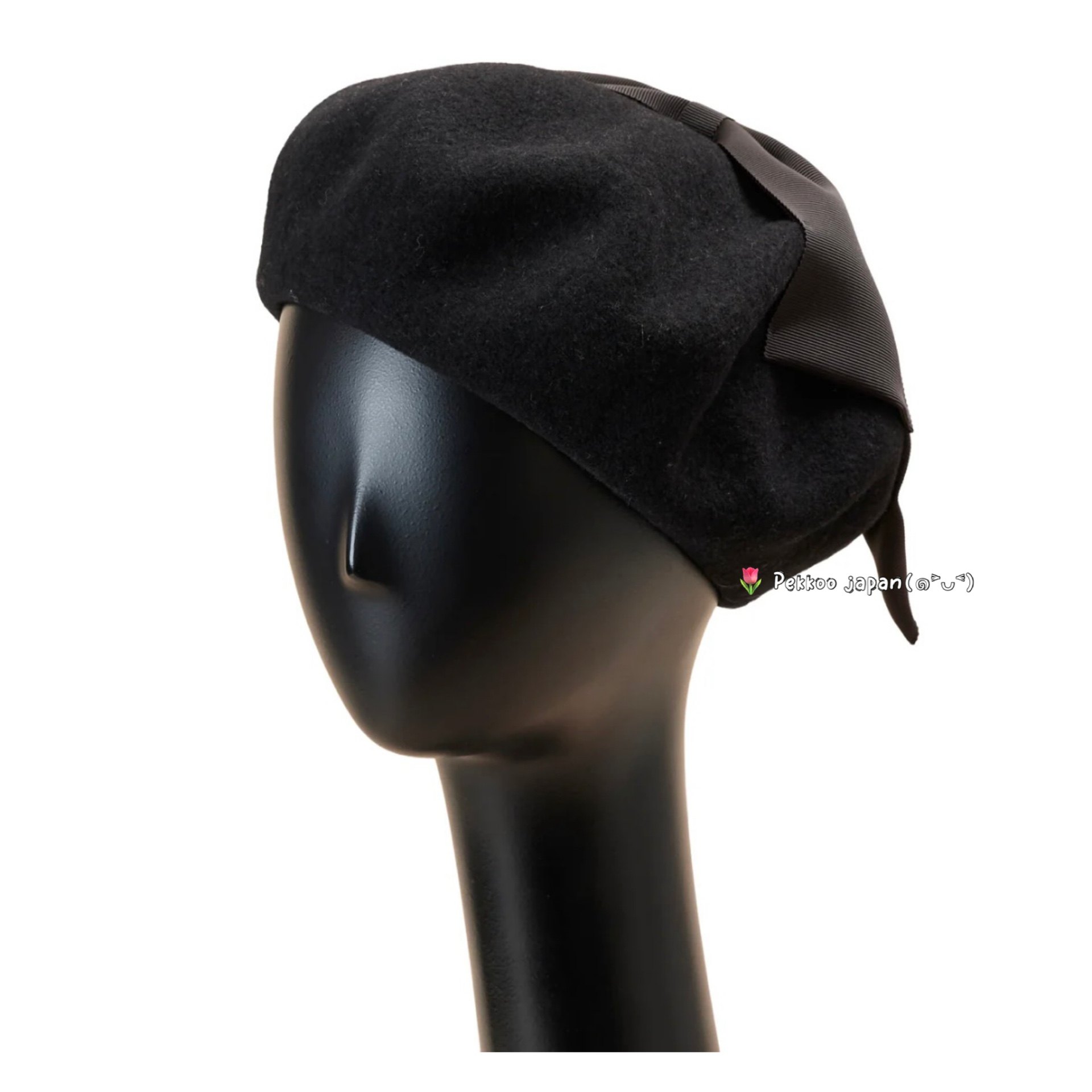 Athena New York Kimberly Beret 甜美蝴蝶结画家帽 秋冬贝雷帽 - 图2