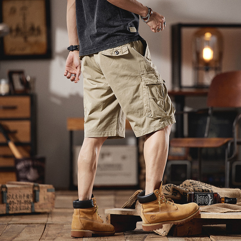 美式复古重磅工装短裤男夏季2025新款宽松大码休闲五分裤男中裤,淘宝优惠券,粉丝福利购,淘宝优惠卷