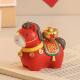Cute zodiac horse year mascot national trend cultural and creative small ornaments office desktop decoration animal year new year gift