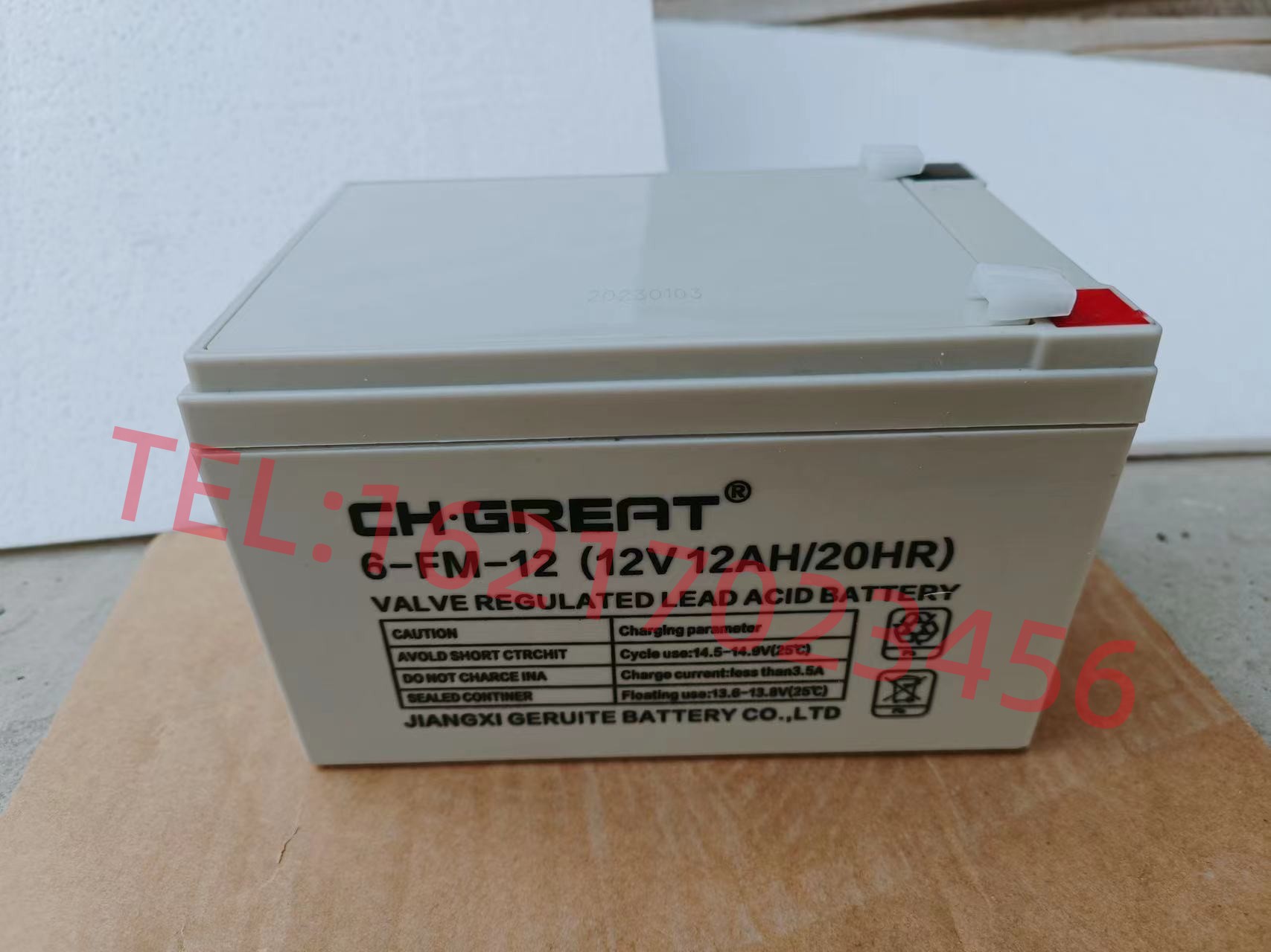 CH.GREAT格瑞特蓄电池6-FM-100/12V7a12a17a18a24a33a40a65a100ah - 图1