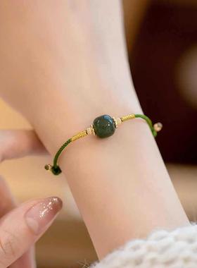 2024新款编织手链轻奢简约巨显白