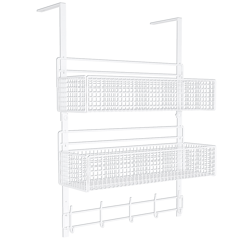 冰箱侧收纳置物架墙上侧壁挂架厨房储物挂架挂式保鲜膜纸巾收纳架