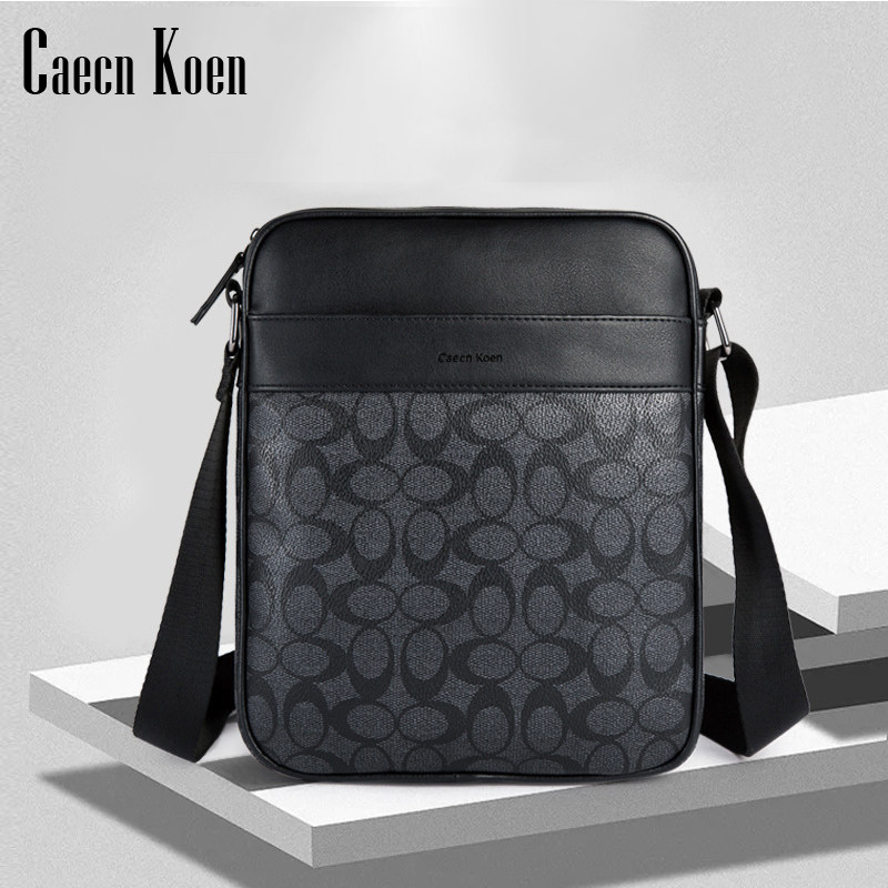 ck男包男潮牌斜跨小包运动男士包包 琉璃苣箱包男士包袋