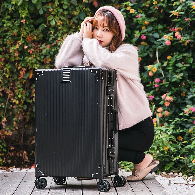 万向轮20寸小型女ins网红男拉杆箱 鲍斯哒旅行箱