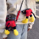 Cute Mickey butt doll can be worn cross-body with mobile phone lanyard mobile phone case accessories bracket hanging chain back clip mobile phone back clip