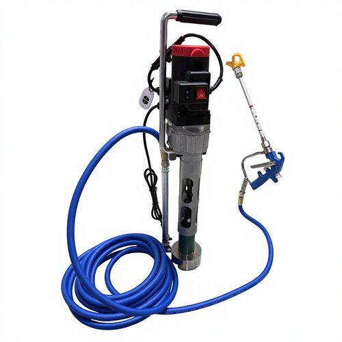 新款DIY小钢炮手提便捷高压喷涂机多功能腻子防水涂料水泥喷漆机 - 图0