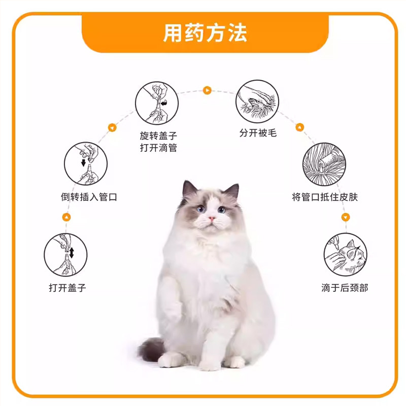 拜耳爱沃克猫咪驱虫药体内外一体同驱除耳螨驱虫滴剂宠物猫用德国