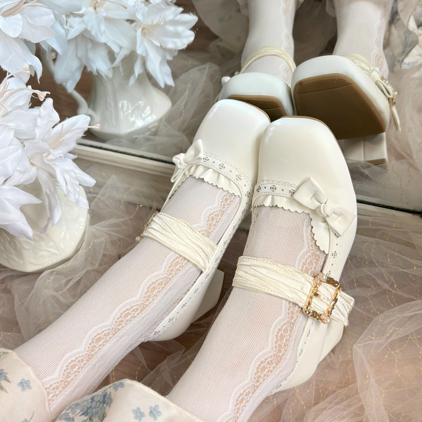 现货洛神原创lolita玛丽珍鞋高跟鞋女cla优雅复古汉服国风2025,淘宝优惠券,粉丝福利购,淘宝优惠卷