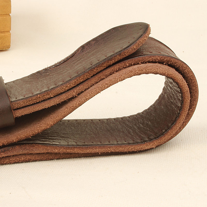 复古皮带店铺复古手工皮带女简约百搭韩国头层牛皮ins风真皮腰带女牛仔裤带潮2