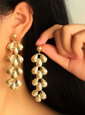 GANEMLY 316L Stainless Steel Metal Leaf Leaves Drop