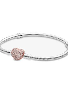 Hot Selling Fashion 925 Sterling Silver Heart Flower Round