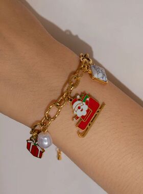 EILIECK New Stainless Steel Chistmas Snowman Reindee e