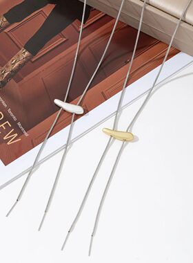 LATS Fashion malist Long Pull Necklaces fo Women Luxuy