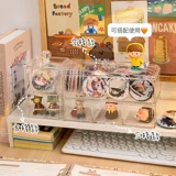 Акриловая коробка для хранения, прозрачный стенд, значок, защитный чехол, подвеска