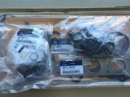 现代索纳塔名驭远舰缸套活塞 活塞环曲轴瓦连杆瓦气门大修包水泵 - 图0