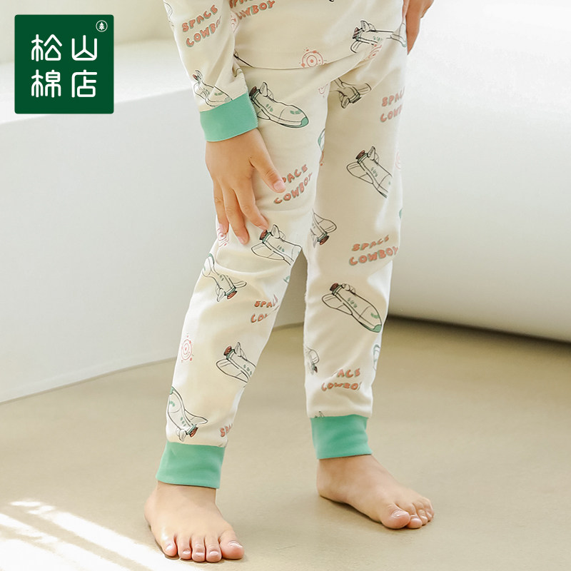 松山棉店儿童家居服套装高含棉睡衣 松山棉店睡衣/家居服套装