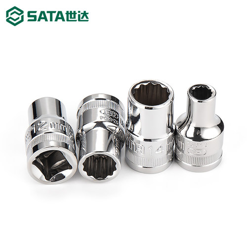 世达大飞十二角套筒梅花重型棘轮快速扳手1/2接口套管头汽修工具 - 图0