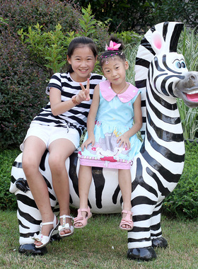 雕塑卡通动物公园座椅商场装饰品