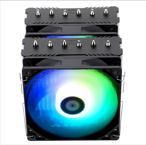 利民PA120 SE ARGB 绝双刺客 CPU散热器风冷 6热管双塔双平台标配 - 图3