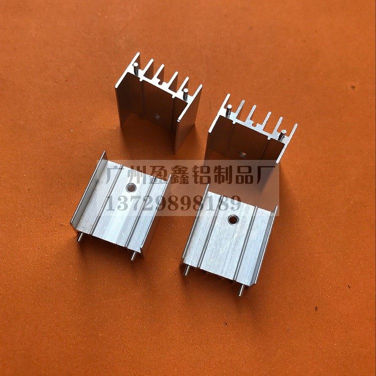 带卡槽定位23*15*25带针7805/12散热铝TO-220电子铝散热器,淘宝优惠券,粉丝福利购,淘宝优惠卷