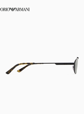 阿玛尼男女金属框飞行员太阳眼镜