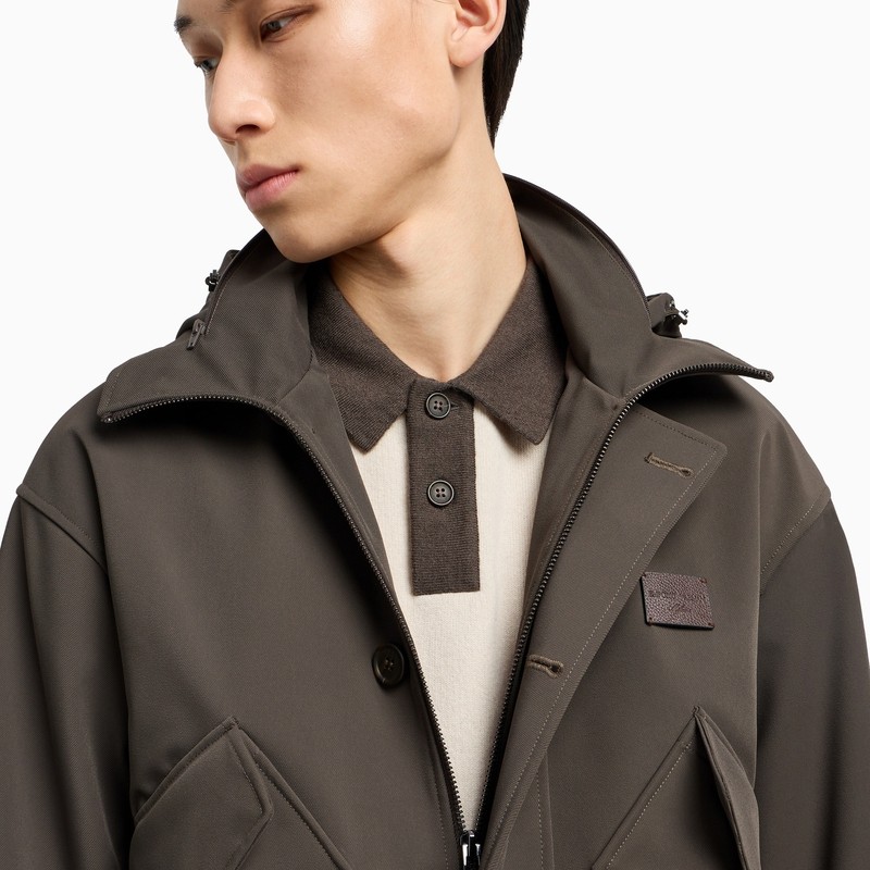 EMPORIO ARMANI/阿玛尼冬季新款男可拆连帽双层门襟夹克休闲外套,淘宝优惠券,粉丝福利购,淘宝优惠卷