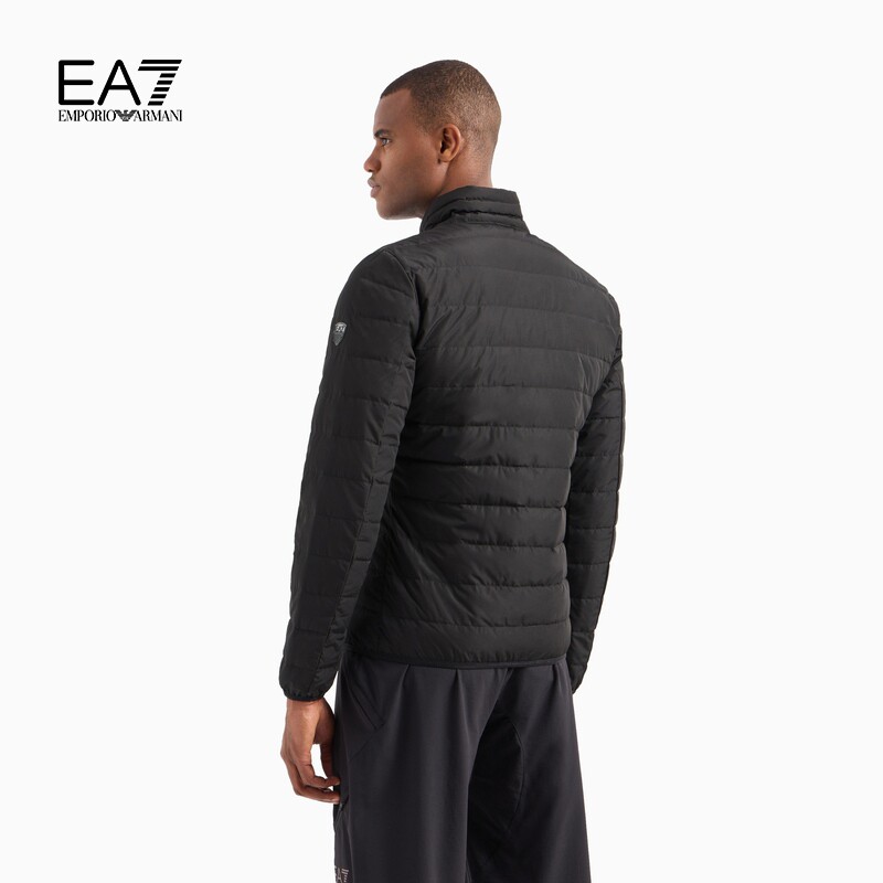 EMPORIO ARMANI/阿玛尼EA7/秋冬男90白鸭绒轻薄短羽绒服外套官方 - 图0