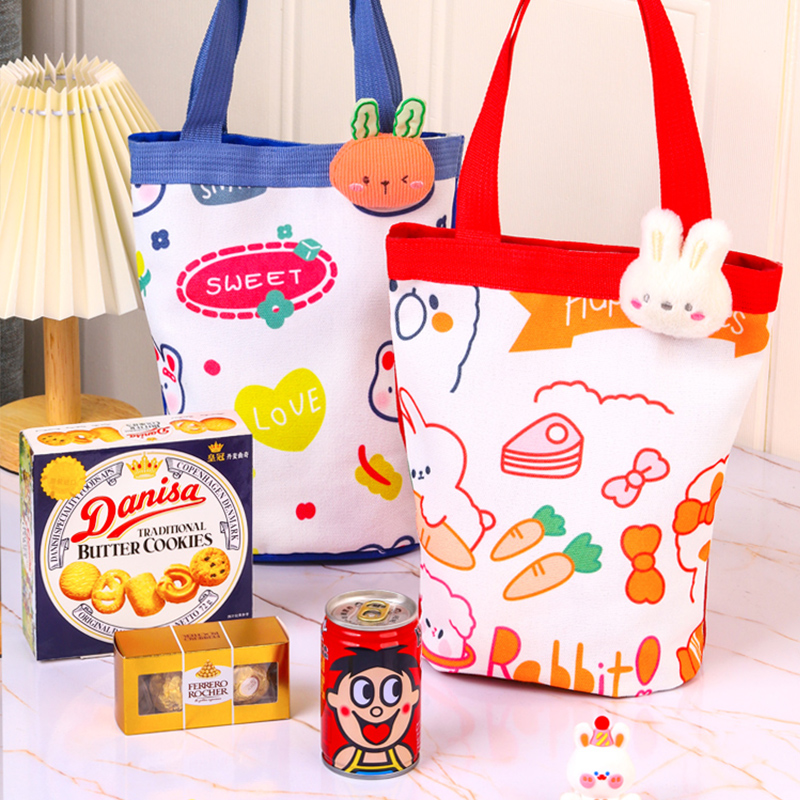 宝宝满月周岁礼包盒六一儿童节零食包装布袋十岁生日宴伴手礼物空-图2