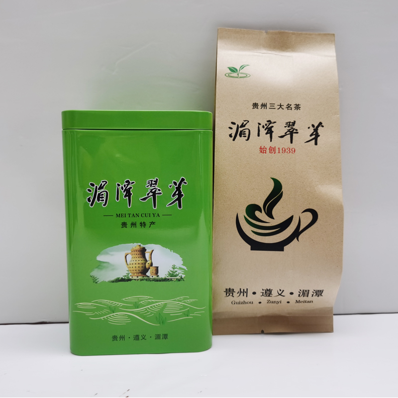 遵义湄潭翠芽绿茶2023新茶明前毛尖雀舌茶贵州茶叶100g特级装包邮